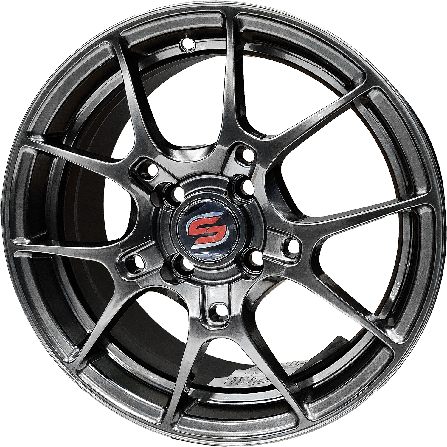 5090 R15 4X100 HYPER BLACK 15X6.5 